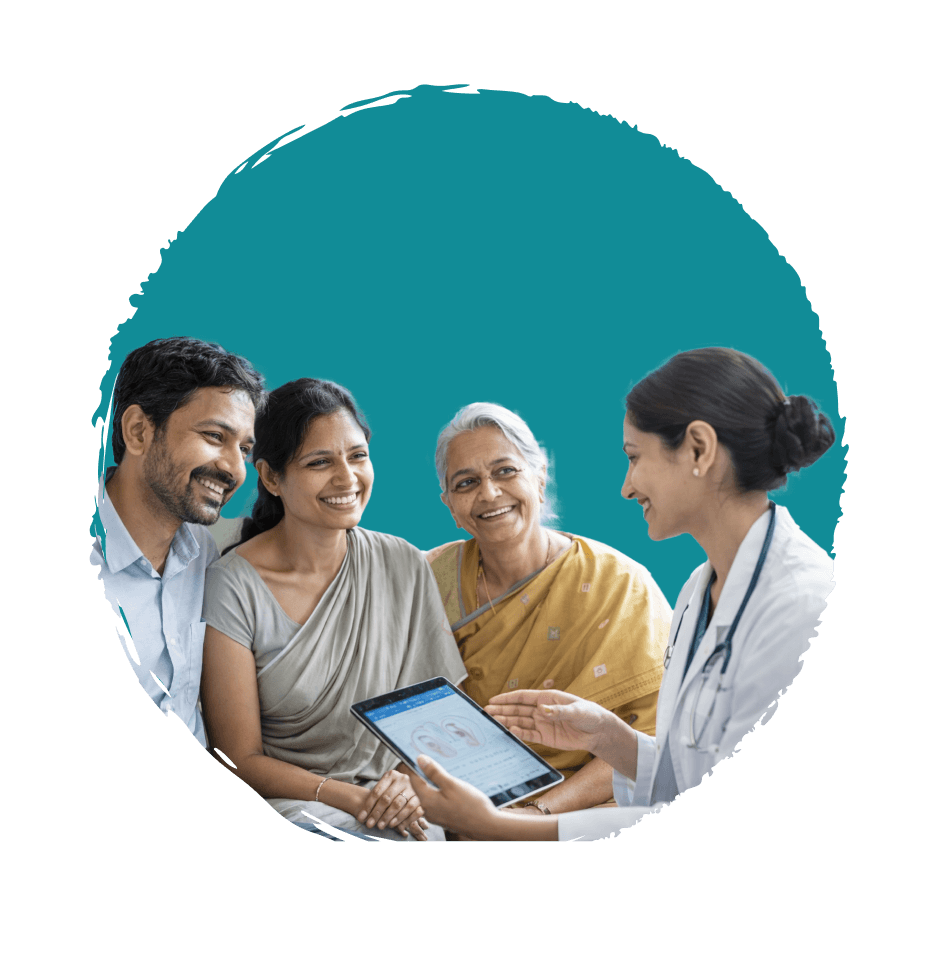 Doctor consulting patient